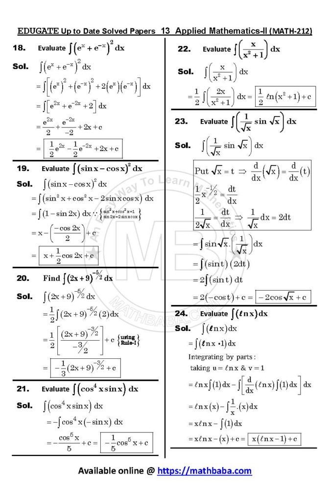 Up to Date MATH 212 Page 13