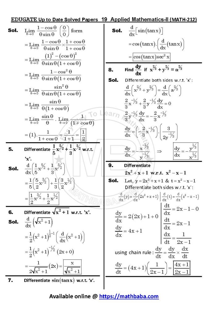 Up to Date MATH 212 Page 19