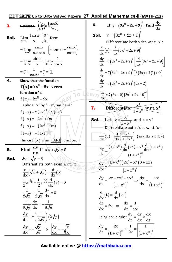 Up to Date MATH 212 Page 27