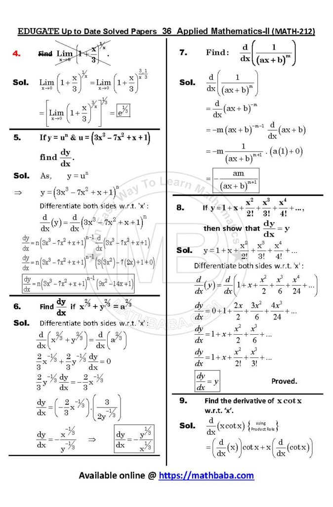 Up to Date MATH 212 Page 36