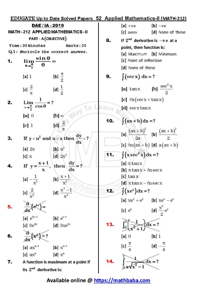 Up to Date MATH 212 Page 52