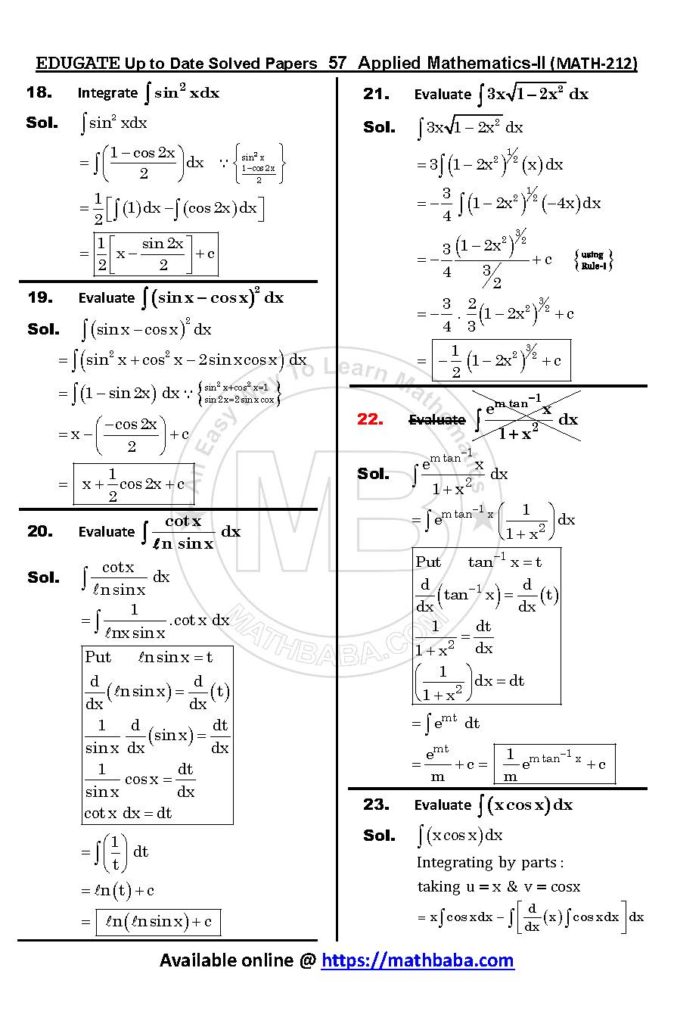 Up to Date MATH 212 Page 57