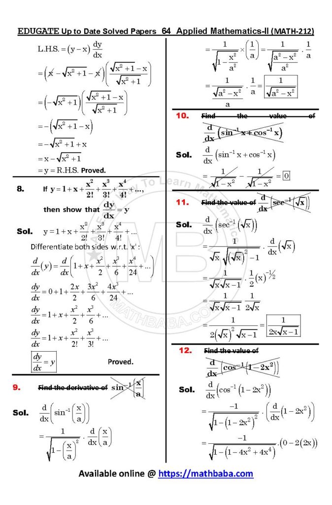 Up to Date MATH 212 Page 64