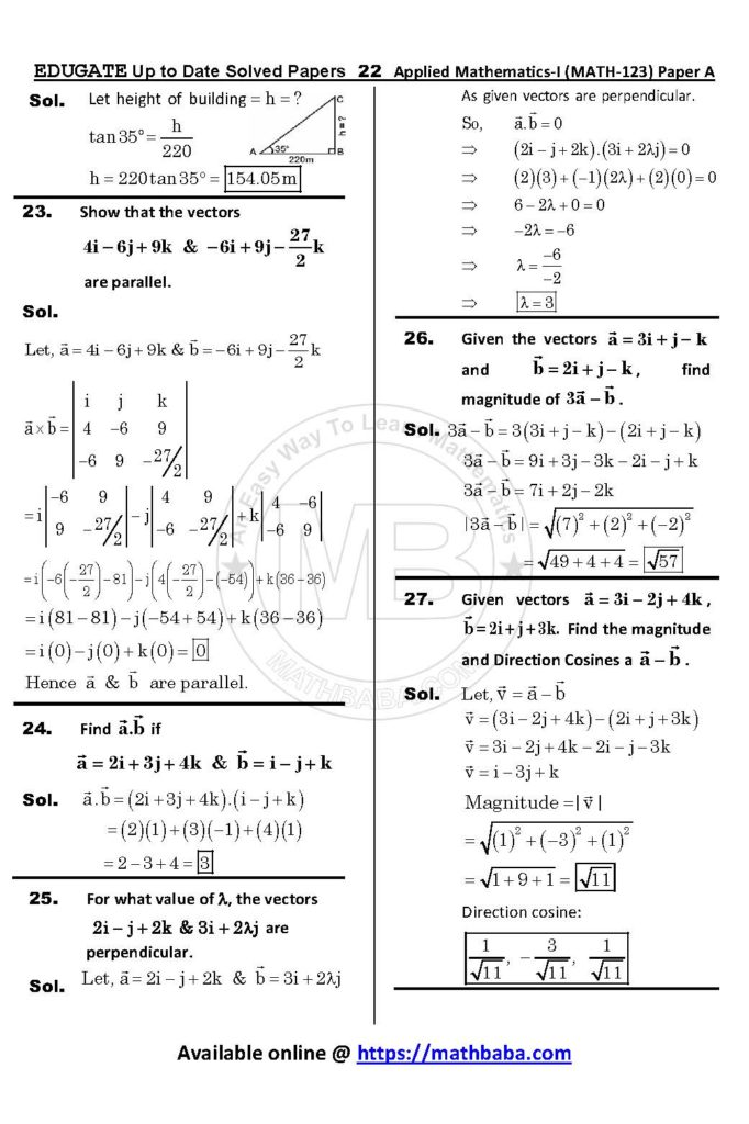 Math 123 Paper A Up to date Page 22