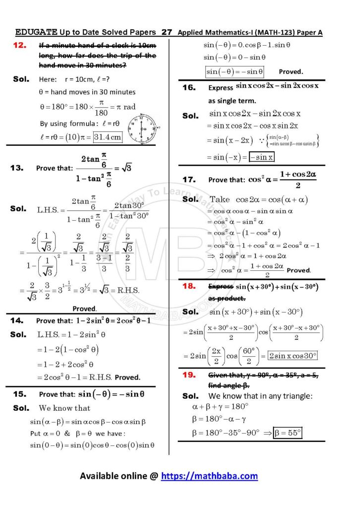 Math 123 Paper A Up to date Page 27