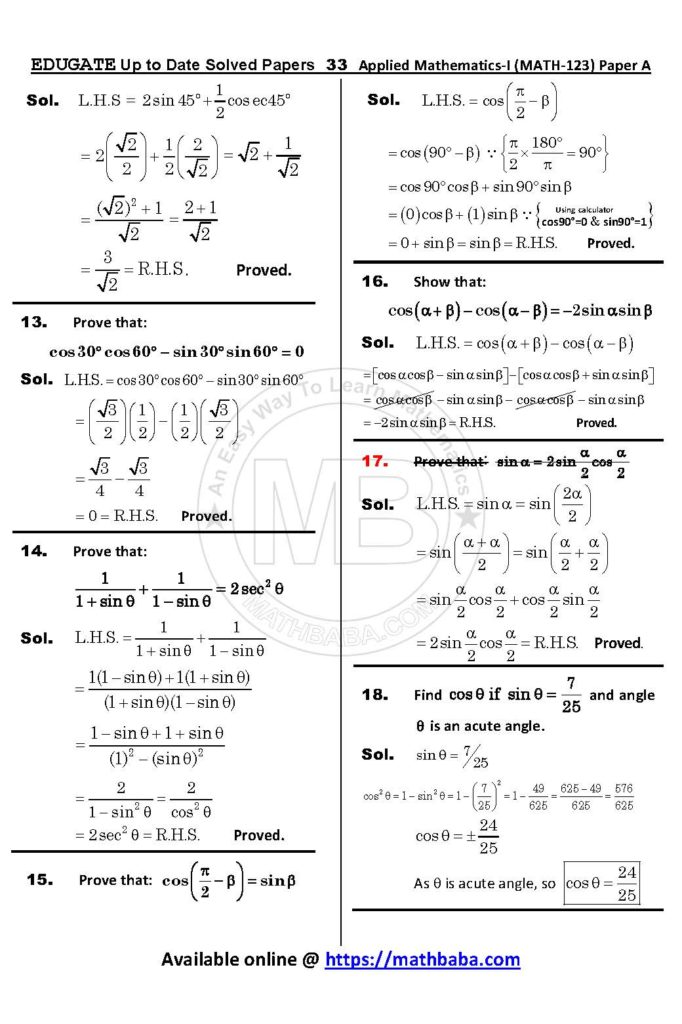 Math 123 Paper A Up to date Page 33