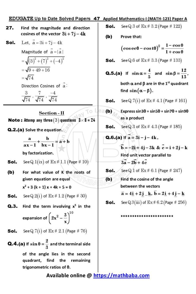 Math 123 Paper A Up to date Page 47