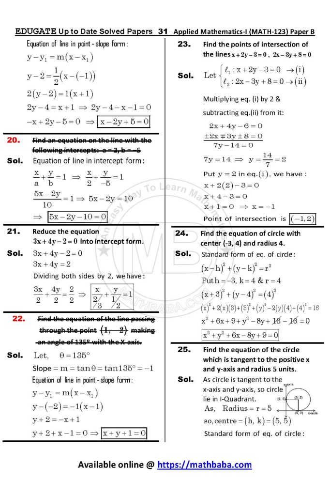 Math 123 Paper B Up to date Page 31