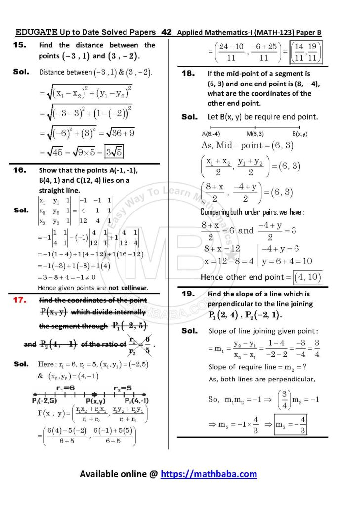 Math 123 Paper B Up to date Page 42