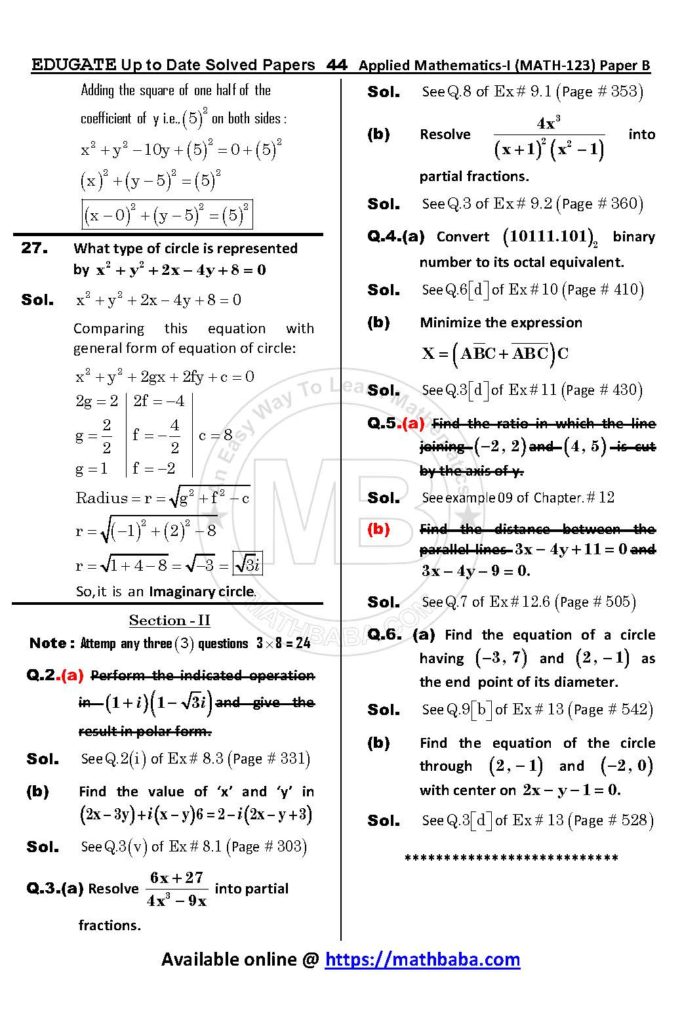 Math 123 Paper B Up to date Page 44