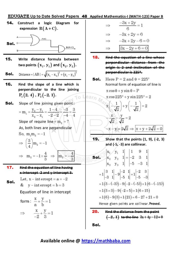 Math 123 Paper B Up to date Page 48