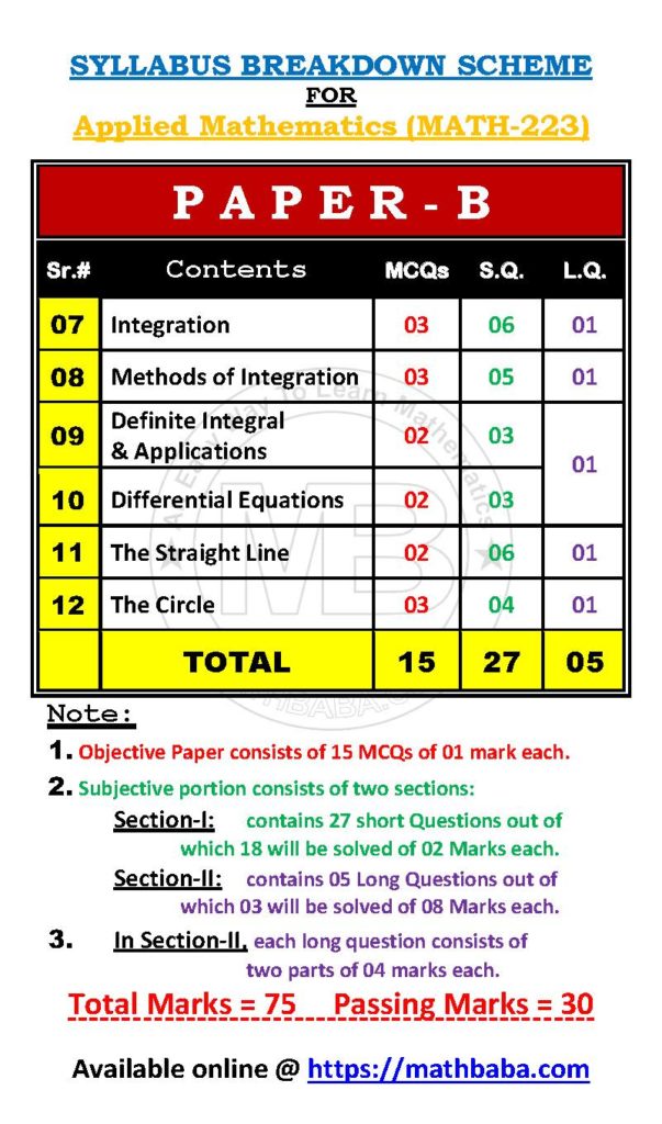 Paper Scheme MATH 223 Page 2